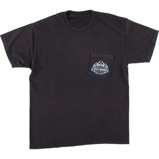 ハーレーダビッドソン(Harley Davidson)の古着 ハーレーダビッドソン Harley-Davidson バックプリント モーターサイクル バイクTシャツ メンズM /eaa435699(Tシャツ/カットソー(半袖/袖なし))