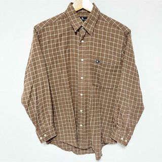 ヒロココシノ(HIROKO KOSHINO)の【Hiroko Koshino Homme】ネルシャツ M チェック ベージュ(シャツ)