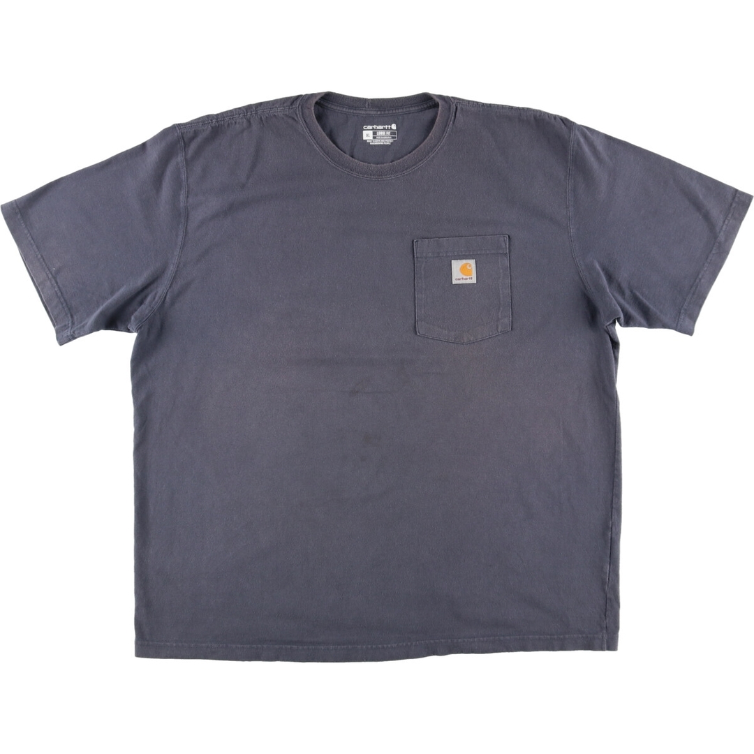 carhartt(カーハート)の古着 カーハート Carhartt Loose Fit 半袖 ワンポイントロゴポケットTシャツ メンズXL /eaa436388 メンズのトップス(Tシャツ/カットソー(半袖/袖なし))の商品写真