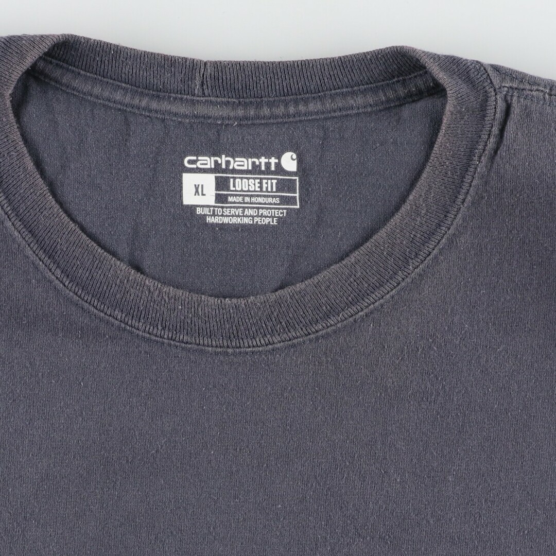 carhartt(カーハート)の古着 カーハート Carhartt Loose Fit 半袖 ワンポイントロゴポケットTシャツ メンズXL /eaa436388 メンズのトップス(Tシャツ/カットソー(半袖/袖なし))の商品写真