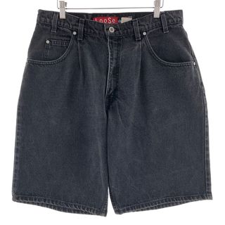 リーバイス(Levi's)の古着 90年代 リーバイス Levi's SILVER TAB シルバータブ LOOSE ルーズ ブラックデニムショーツ ショートパンツ USA製 メンズw35 ヴィンテージ /eaa382588(ショートパンツ)