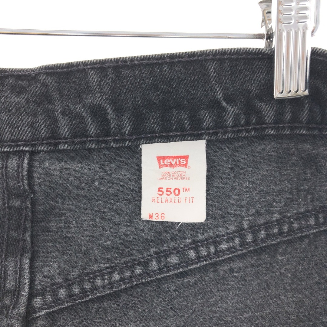 Levi's(リーバイス)の古着 90年代 リーバイス Levi's 550 RELAXED FIT デニムショーツ ハーフパンツ USA製 メンズw35 ヴィンテージ /eaa382625 メンズのパンツ(ショートパンツ)の商品写真