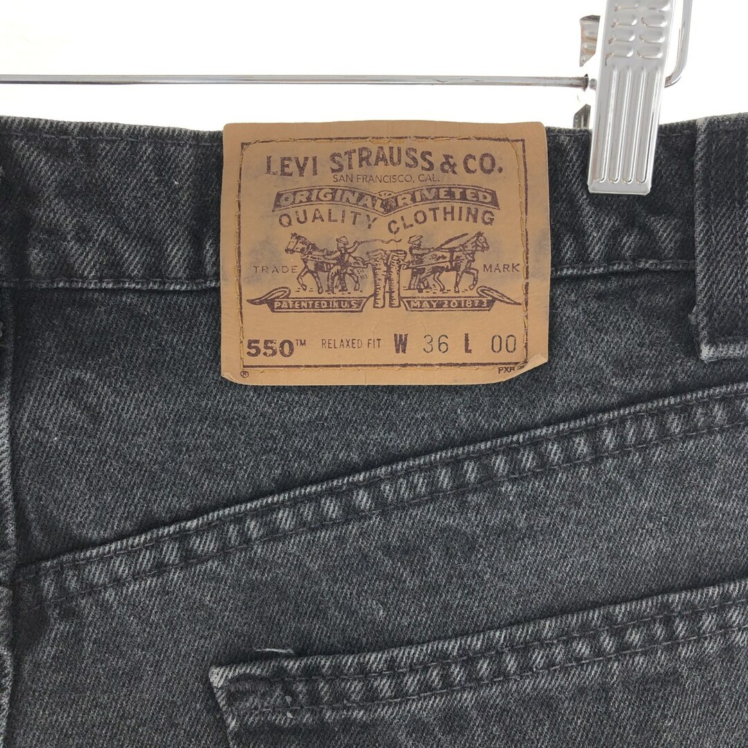 Levi's(リーバイス)の古着 90年代 リーバイス Levi's 550 RELAXED FIT デニムショーツ ハーフパンツ USA製 メンズw35 ヴィンテージ /eaa382625 メンズのパンツ(ショートパンツ)の商品写真