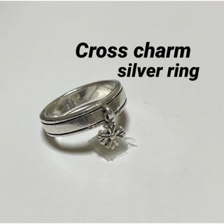 ヴィンテージ(VINTAGE)のクロスチャーム/ 925 SILVER リング 約20号位 ヴィンテージ(リング(指輪))