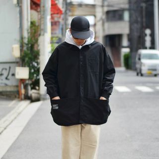 WAX ワックス　Tool pocket shirts jacket(シャツ)