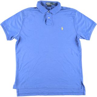 ラルフローレン(Ralph Lauren)の古着 90年代 ラルフローレン POLO RALPH LAUREN CUSTOM FIT 半袖 ポロシャツ メンズL /eaa432934(ポロシャツ)