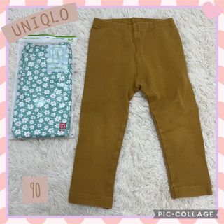 ユニクロ(UNIQLO)のUNIQLO レギンス　リブ　７分　ズボン　保育園　幼稚園　パンツ(パンツ)