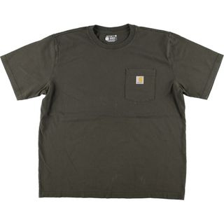 カーハート(carhartt)の古着 カーハート Carhartt RELAXED FIT 半袖 ワンポイントロゴポケットTシャツ メンズXL /eaa363325(Tシャツ/カットソー(半袖/袖なし))