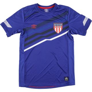 アンブロ(UMBRO)の古着 アンブロ UMBRO USAチーム Vネック サッカーユニフォーム ゲームシャツ レディースS /eaa413595(Tシャツ(半袖/袖なし))