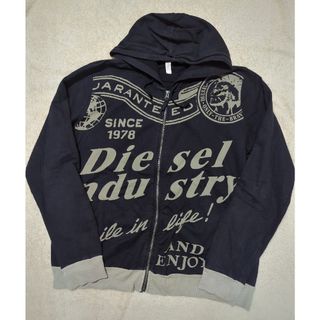 ディーゼル(DIESEL)のDIESEL　ディーゼル　ジップアップロゴパーカー(パーカー)