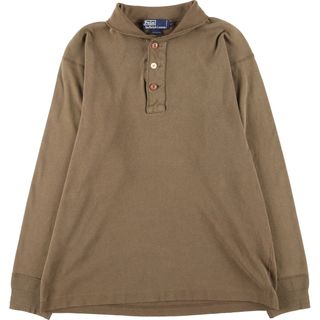 ラルフローレン(Ralph Lauren)の古着 90年代 ラルフローレン Ralph Lauren POLO by Ralph Lauren ヘンリーネック ロングTシャツ ロンT メンズL ヴィンテージ /eaa433134(Tシャツ/カットソー(半袖/袖なし))