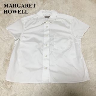 MARGARET HOWELL - マーガレットハウエル　ブラウス　シャツ　フレンチスリーブ