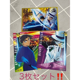くら寿司×名探偵コナン　クリアポスター3枚セット(ポスター)