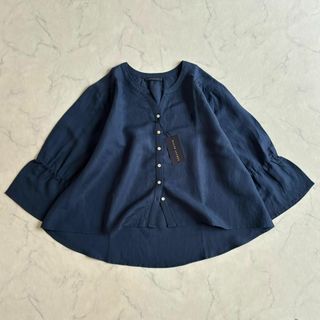 ラルフローレン(Ralph Lauren)のタグ付美品♪ラルフローレン ロングスリーブシャツ ポニー刺繡 麻混 gm7(シャツ/ブラウス(長袖/七分))