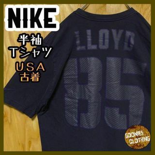 USA古着 ブラック NFL 黒 ナイキ NIKE 90s 半袖 Tシャツ(Tシャツ/カットソー(半袖/袖なし))