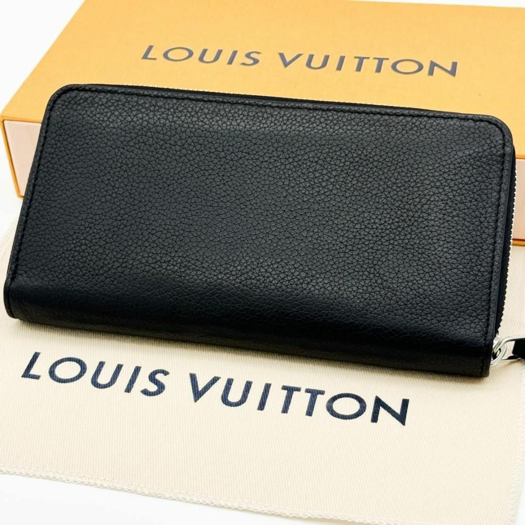 LOUIS VUITTON(ルイヴィトン)のヴィトン ジッピー ロックミー ジッピーウォレット ラウンド 長財布 黒 レディースのファッション小物(財布)の商品写真