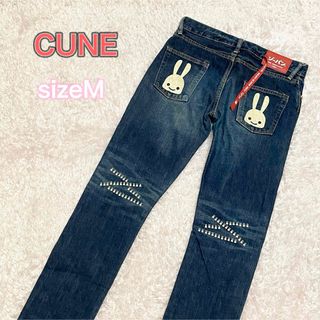 CUNE - 【美品】CUNE キューン　ヒゲ　ハチノス　デニム　サイズM