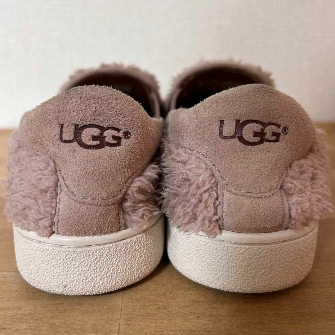 美品　UGG アグ　ボアスリッポン　スリップオン　23cm ピンク　スニーカー