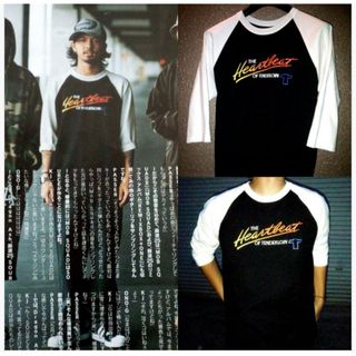 テンダーロイン(TENDERLOIN)のテンダーロイン ラグラン 七分袖 シャツ HEART BEAT KJ着用(Tシャツ/カットソー(七分/長袖))