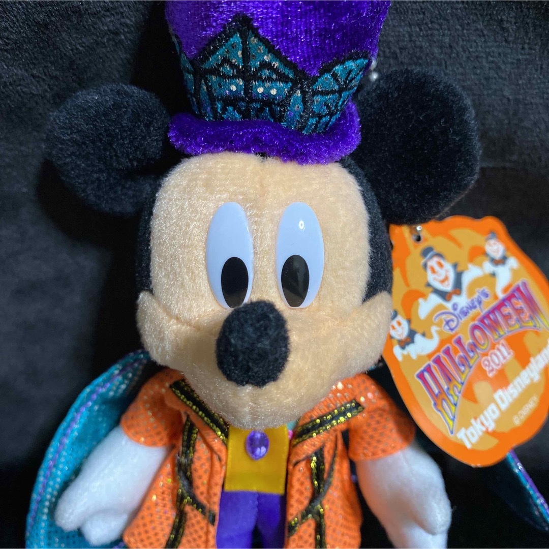 ミッキーマウス(ミッキーマウス)の新品 ディズニー ハロウィン ぬいば ぬいぐるみバッチ tdl ディズニーランド エンタメ/ホビーのおもちゃ/ぬいぐるみ(ぬいぐるみ)の商品写真