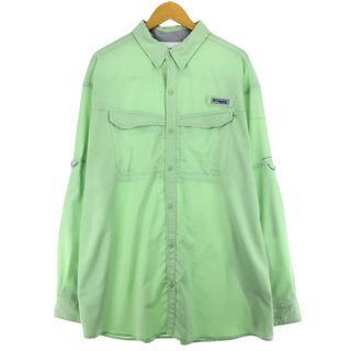 コロンビア(Columbia)の古着 コロンビア Columbia PFG 長袖 フィッシングシャツ メンズXL /eaa433025(シャツ)