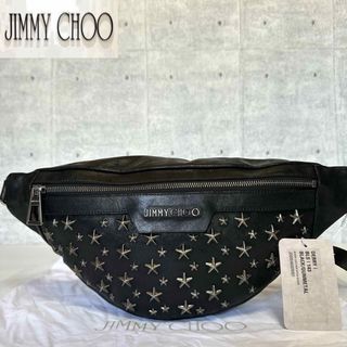 【良品タグ付き】JIMMY CHOO DERRY BLACK クロスボディバッグ