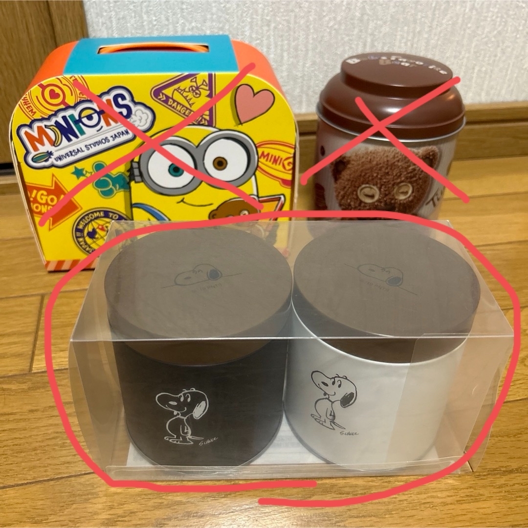 USJ(ユニバーサルスタジオジャパン)のUSJ  お菓子空箱 エンタメ/ホビーのおもちゃ/ぬいぐるみ(キャラクターグッズ)の商品写真