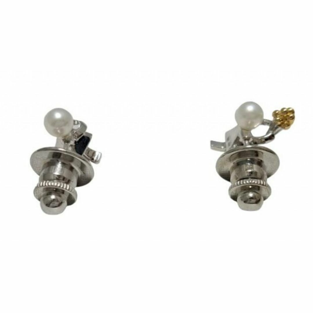 MIKIMOTO(ミキモト)の新品同様 ミキモト ブローチ ペア プロポーズ ピンブローチ シルバー パール レディースのアクセサリー(ブローチ/コサージュ)の商品写真