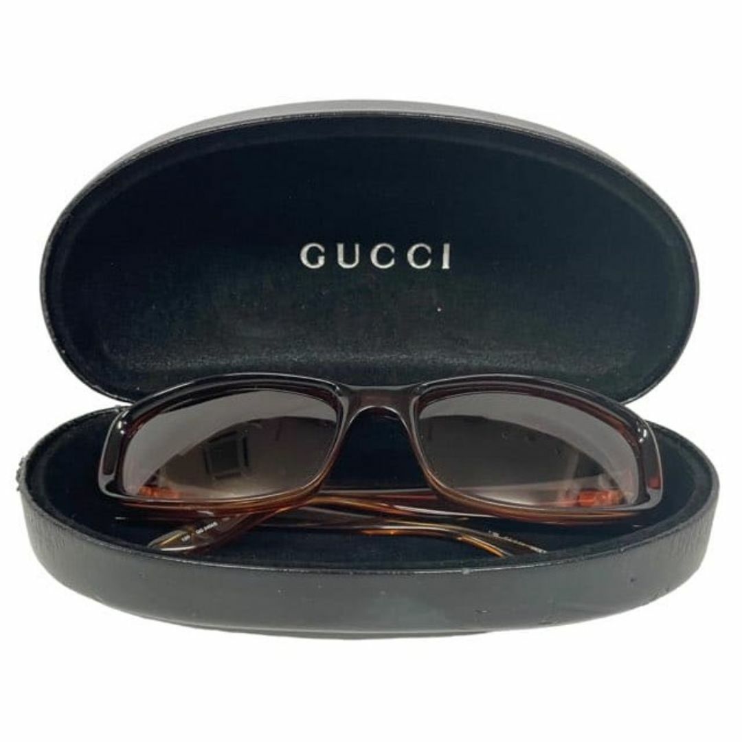 Gucci(グッチ)の新品同様 グッチ サングラス 薄め レンズ ＧＵＣＣＩ クリアフレーム メンズ レディースのファッション小物(サングラス/メガネ)の商品写真