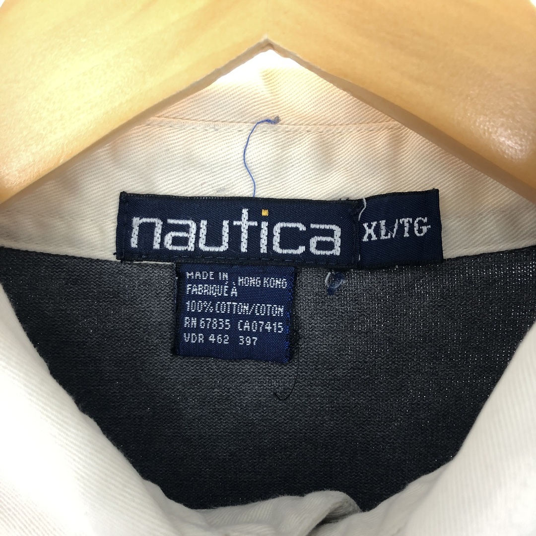 NAUTICA(ノーティカ)の古着 90年代 ノーティカ NAUTICA 長袖 ラガーシャツ メンズXL ヴィンテージ /eaa431799 メンズのトップス(シャツ)の商品写真