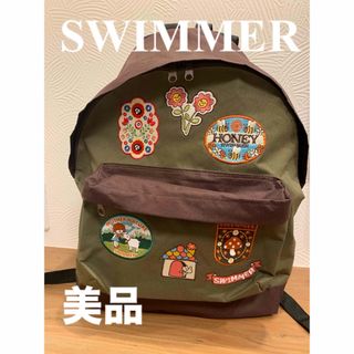 スイマー(SWIMMER)のSWIMMERリュック　刺繍　美品　大容量(リュック/バックパック)