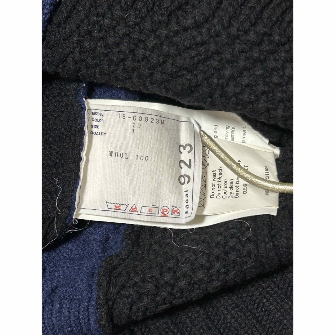 sacai(サカイ)のsacai サカイ 15AW ウール切替 ニット セーター  メンズのトップス(ニット/セーター)の商品写真