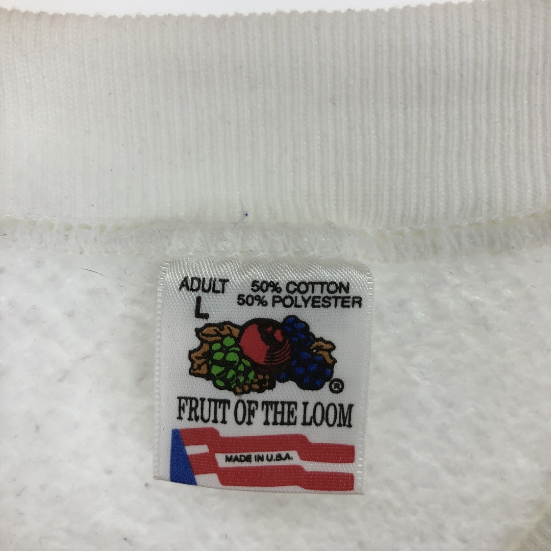 FRUIT OF THE LOOM(フルーツオブザルーム)の古着 90年代 フルーツオブザルーム FRUIT OF THE LOOM JAMES WEEKS ジェームスウィークス バンド スウェットシャツ トレーナー USA製 メンズL ヴィンテージ /eaa436791 メンズのトップス(スウェット)の商品写真