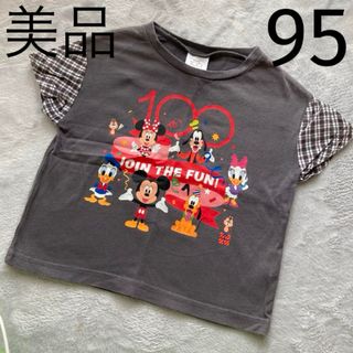 ディズニー(Disney)のディズニー 100周年プリントTシャツ 95cm 美品(Tシャツ/カットソー)