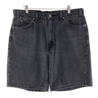 リーバイス(Levi's)の古着 90年代 リーバイス Levi's 550 RELAXED FIT ブラックデニムショーツ ショートパンツ メンズw37 ヴィンテージ /eaa382378(ショートパンツ)