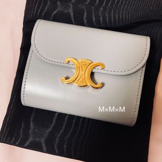 セリーヌ(celine)のセリーヌ スモールウォレット トリオンフ シャイニーカーフスキン(財布)