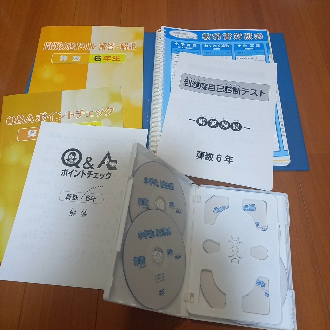 小学生　エープラス　6年生　国語&算数　DVD エンタメ/ホビーの本(語学/参考書)の商品写真