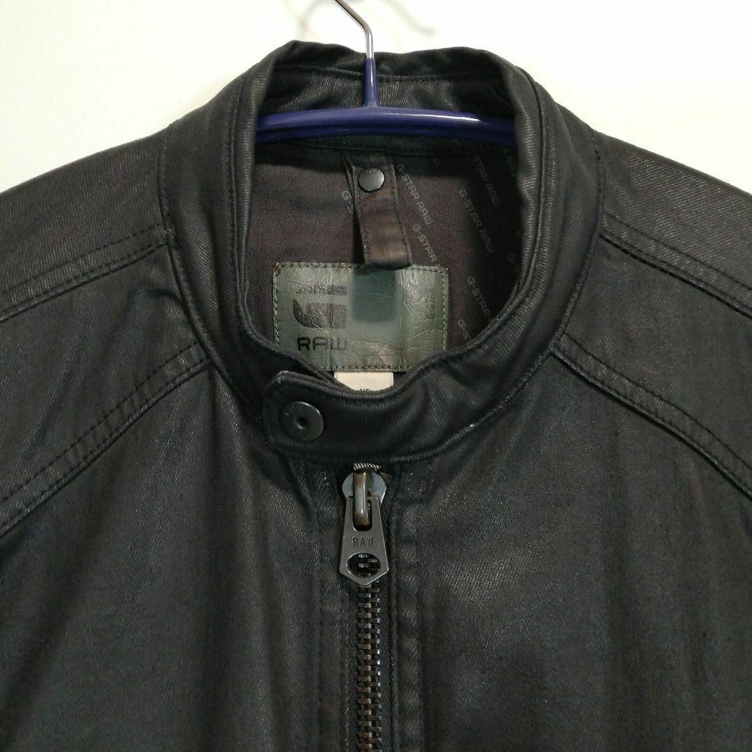 G-STAR RAW(ジースター)のジースター REVEND MOTO SLIM 3D JACKET ジャケット 黒 メンズのジャケット/アウター(ライダースジャケット)の商品写真