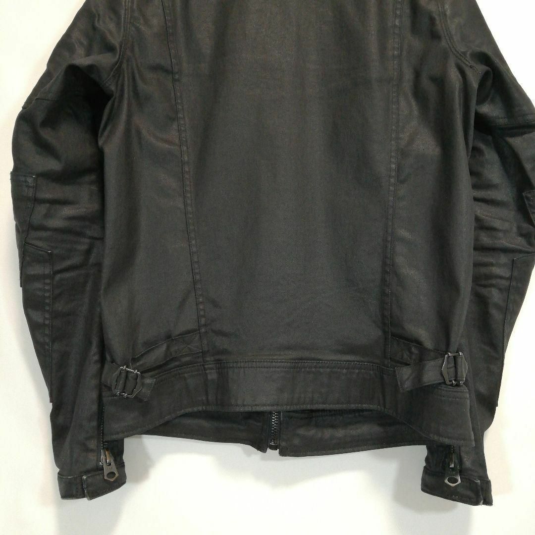 G-STAR RAW(ジースター)のジースター REVEND MOTO SLIM 3D JACKET ジャケット 黒 メンズのジャケット/アウター(ライダースジャケット)の商品写真