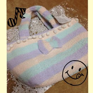 ブルーブルーエ(Bleu Bleuet)の＊モコモコミニトート＊(トートバッグ)