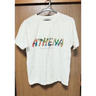 シマムラ(しまむら)のレディース　Tシャツ　トップス　古着　下北沢　白Tシャツ(Tシャツ(半袖/袖なし))