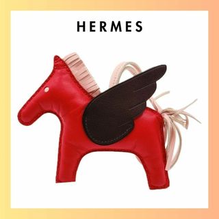 エルメス(Hermes)のエルメス ペガサスMM ロデオチャーム　レッド　パープル　 刻印Z(チャーム)