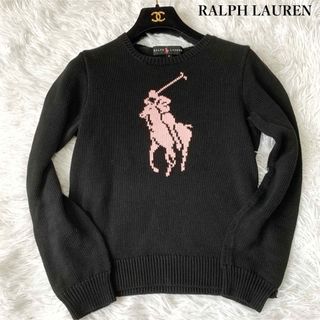 Ralph Lauren - 【美品】ラルフローレン ビッグポニーコットンニット Mサイズ コットン