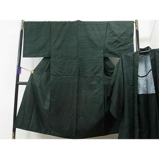 平和屋1■男性　紬　アンサンブル　百入茶色　逸品　CAAA7922yc(着物)