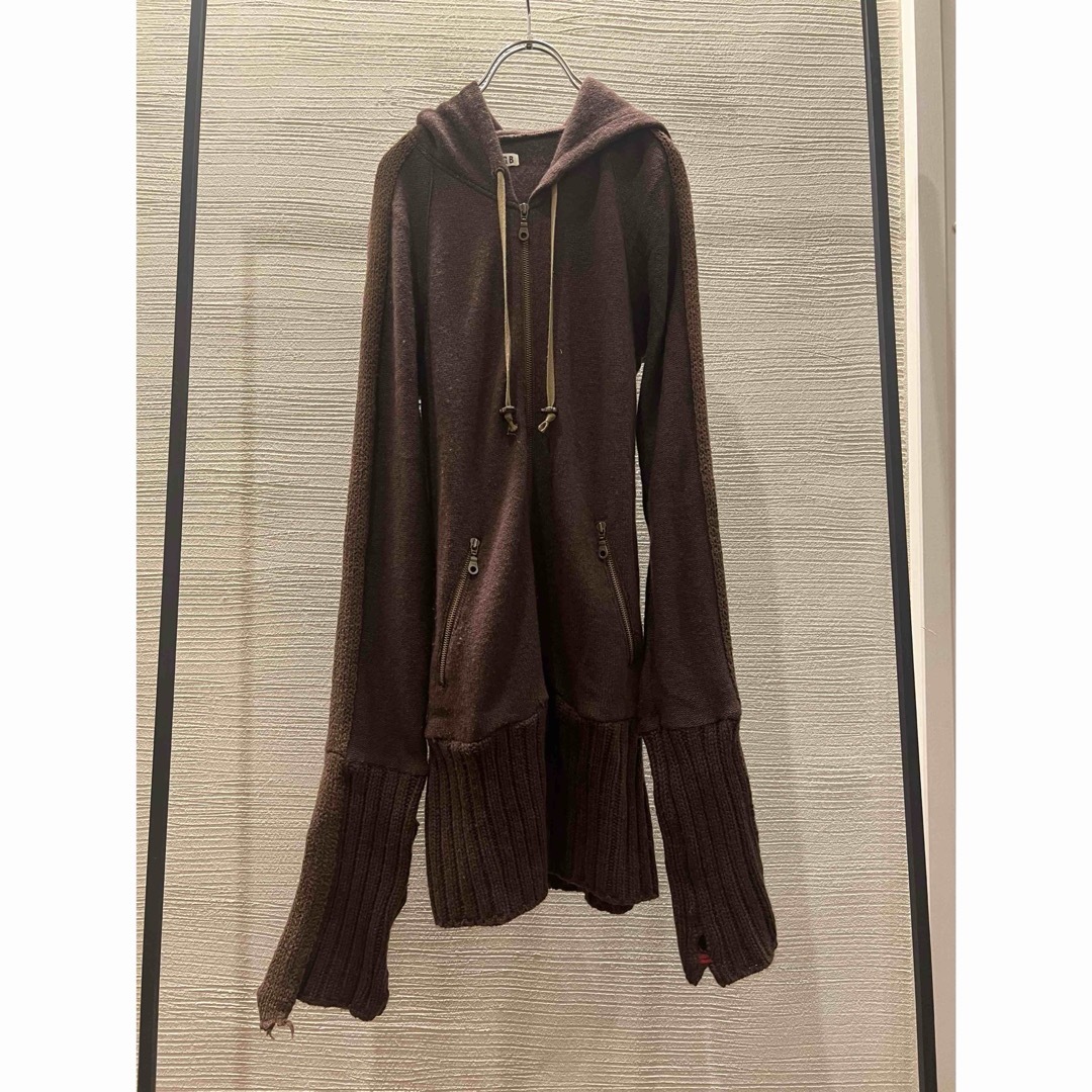 00s archive L.G.B. knit hoodie zip up トップス 00s archive L.G.B. knit hoodie zip up トップス
