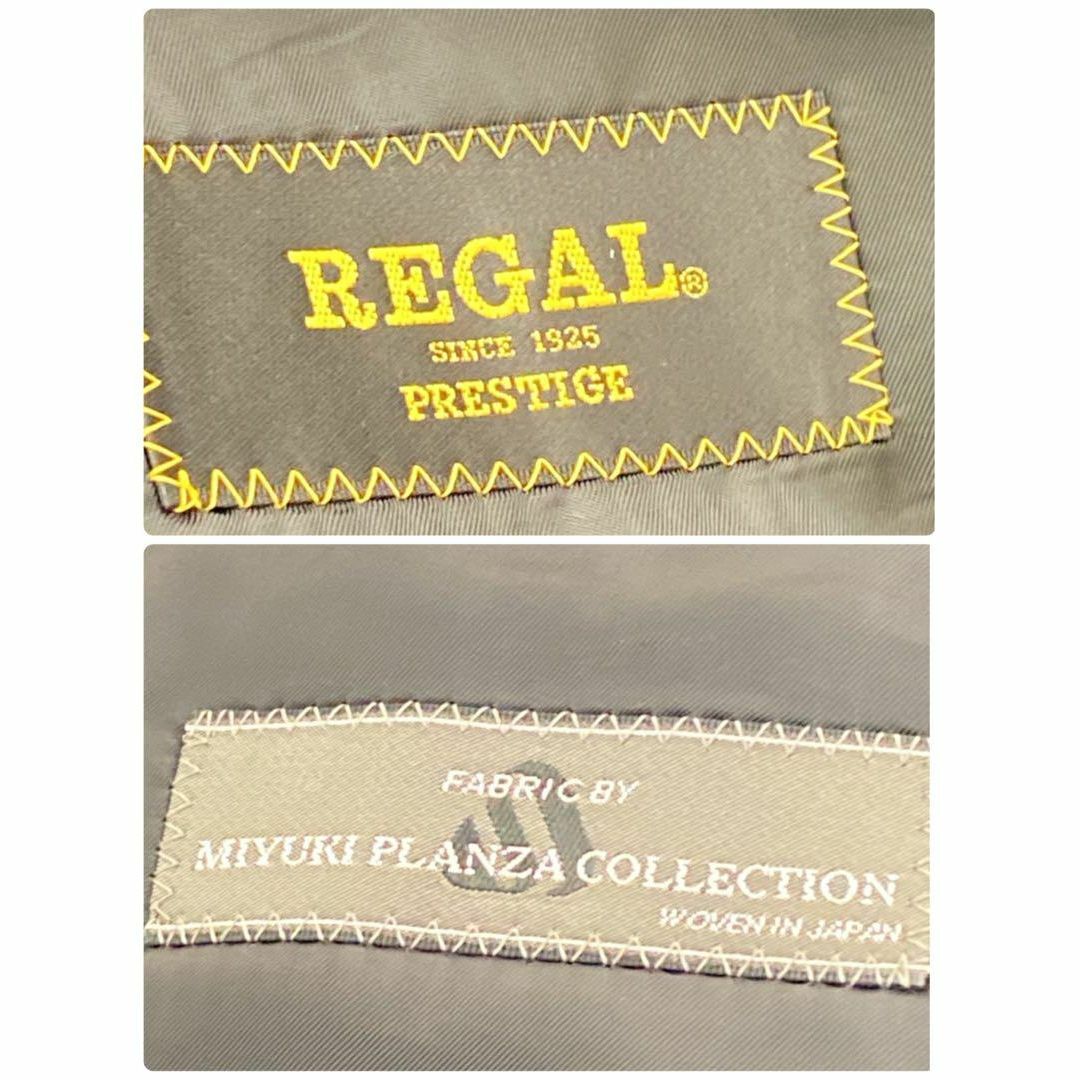 REGAL(リーガル)の美品　リーガル　スーツセットアップ　撥水加工　ビジネススーツ　グレー　L〜XL メンズのスーツ(セットアップ)の商品写真
