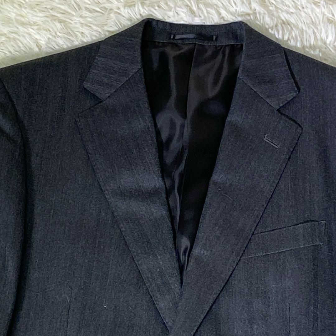 REGAL(リーガル)の美品　リーガル　スーツセットアップ　撥水加工　ビジネススーツ　グレー　L〜XL メンズのスーツ(セットアップ)の商品写真