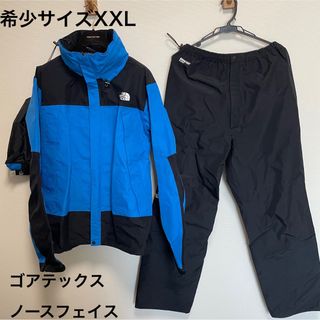 THE NORTH FACE - 希少サイズXXL ノースフェイス×ゴアテックス　青　セットアップ　NP10925