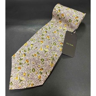 ポールスミス(Paul Smith)の新品 Paul Smith ポールスミス ネクタイ 花柄 日本製 シルク100%(ネクタイ)