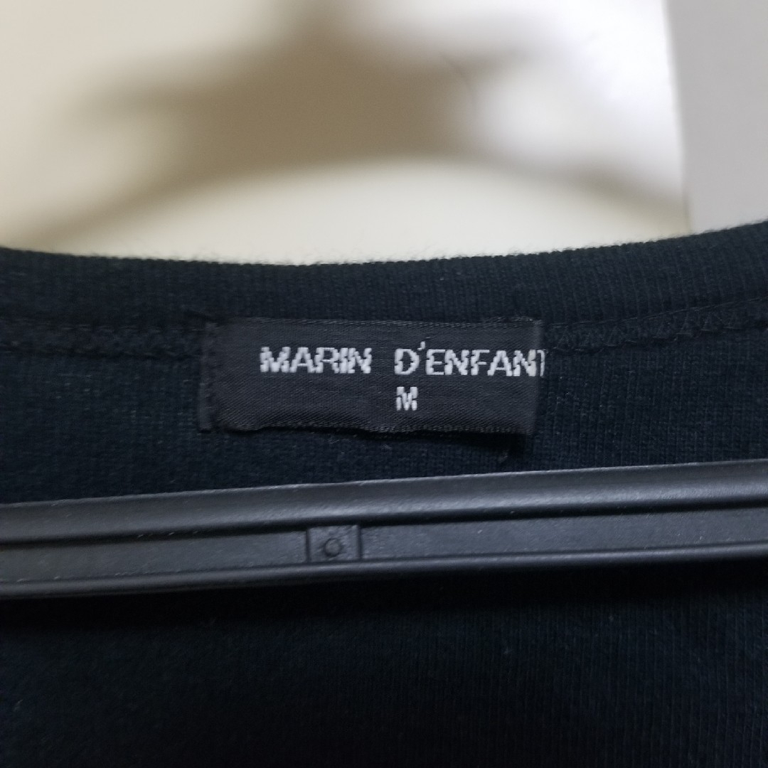 MARIN D'ENFANT ブラックTシャツ レディースのトップス(Tシャツ(半袖/袖なし))の商品写真